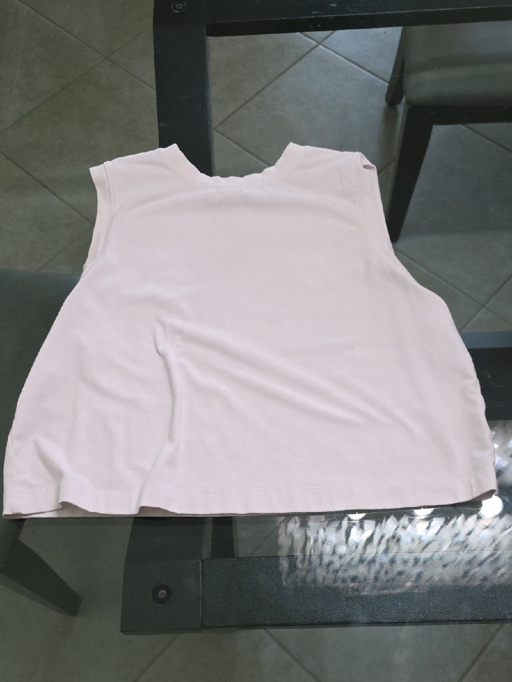 a new day White Crop Tank Top - Scoop Neck